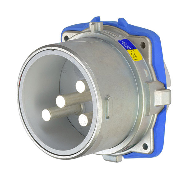 37-28166 - DS200 INLET METAL SIZE 6 TYPE 3R 2P+N+G 200A 120/208 VAC 60 Hz